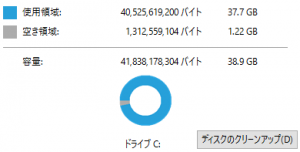 disk space